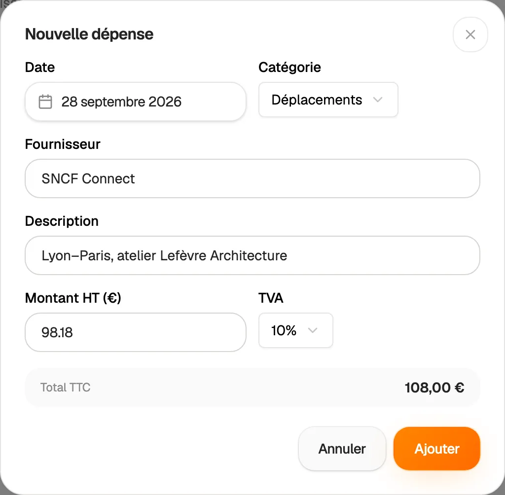 Every expense recorded in seconds