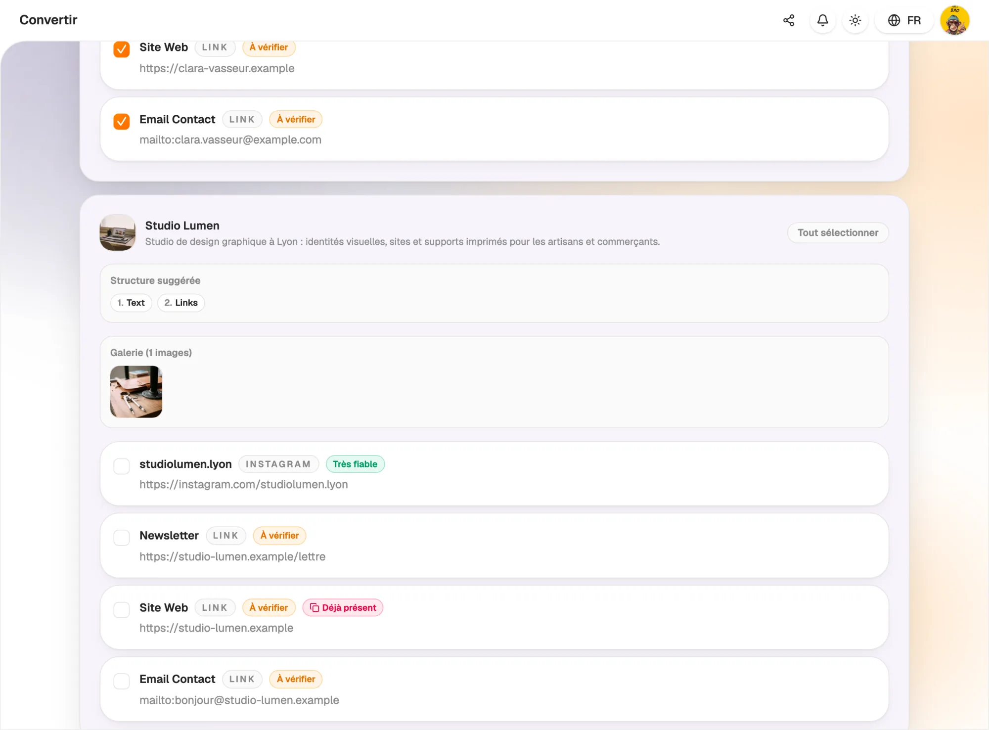 Bring over your old page in minutes