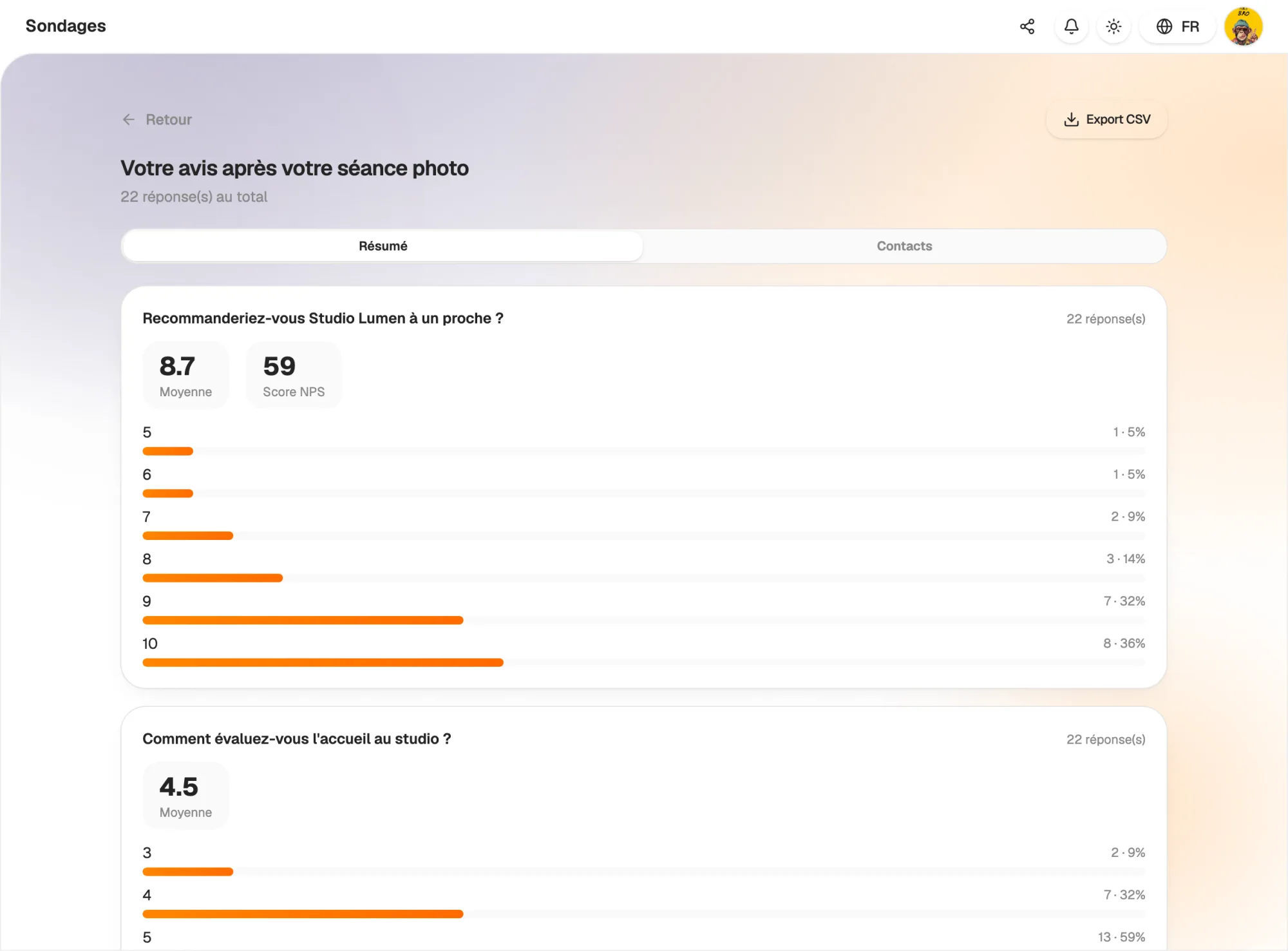 Readable results without a spreadsheet